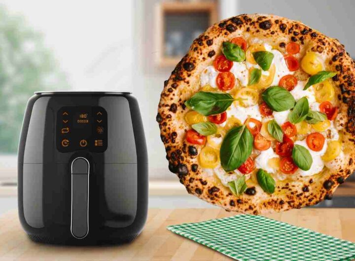pizza in friggitrice ad aria
