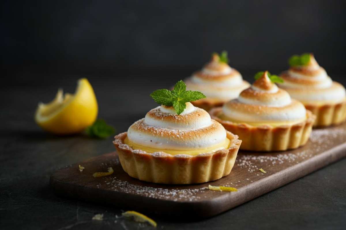 Preparazione tortine limone e mascarpone