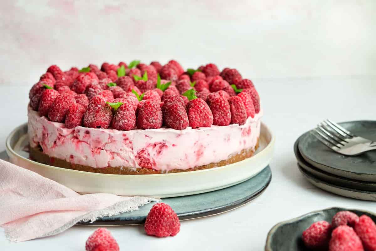 ricetta crostata panna e lampone