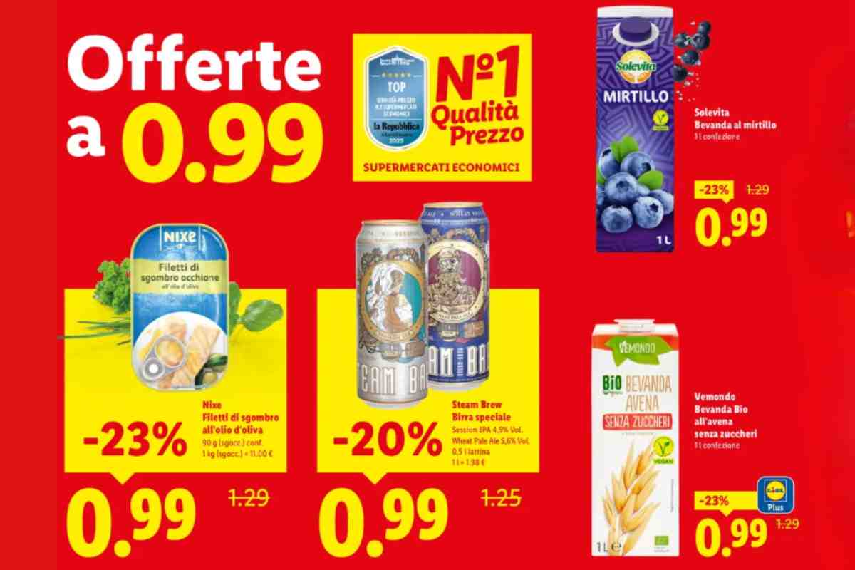 Lidl, tutti in fila per il ribasso.