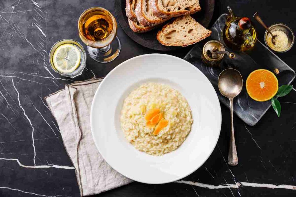 ricetta risotto all'arancia